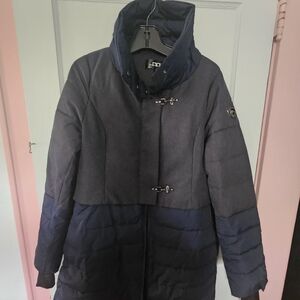 Alessandro Albanese long winter trainer coat szM